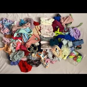 Lot of Baby headbands and bows